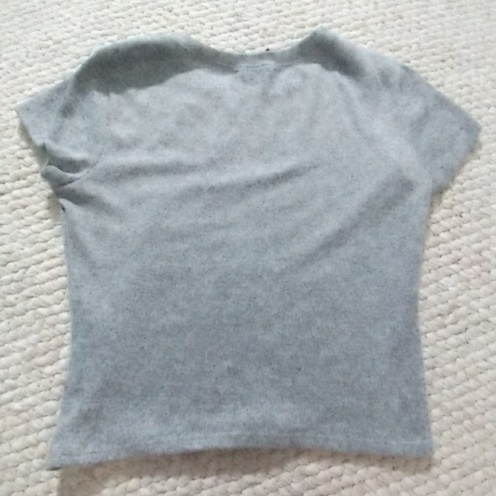 Gray croptop